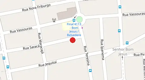 Mapa da localização