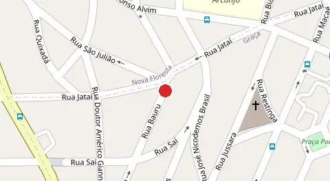 Mapa da localização