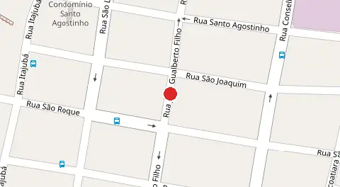 Mapa da localização