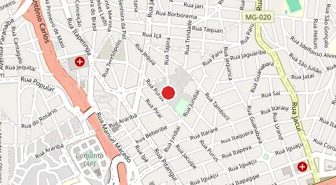 Mapa de Vila Tiradentes