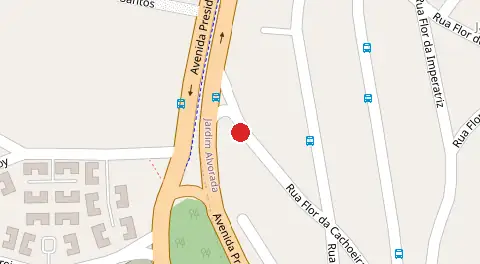 Mapa da localização