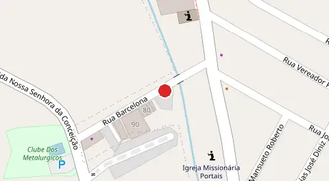 Mapa da localização