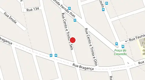 Mapa da localização