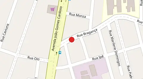 Mapa da localização