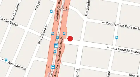 Mapa da localização