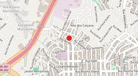 Mapa de Alto Caicaras