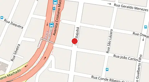 Mapa da localização