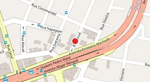Mapa da localização