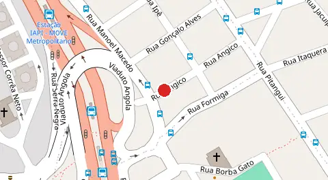 Mapa da localização