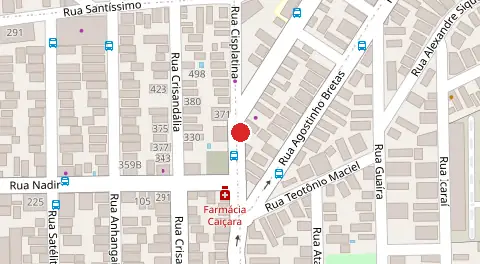 Mapa da localização