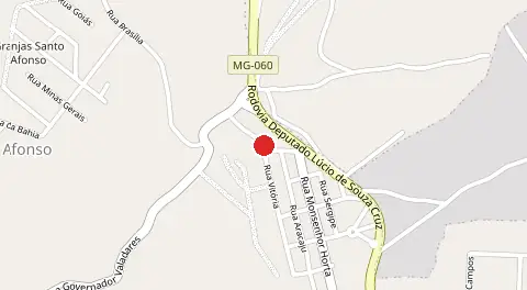Mapa de Santo Afonso
