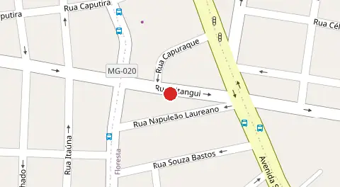 Mapa da localização