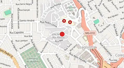 Mapa de Senhor dos Passos