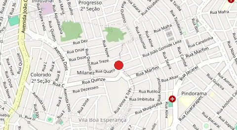 Mapa de Coqueiros