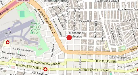 Mapa de Monsenhor Messias