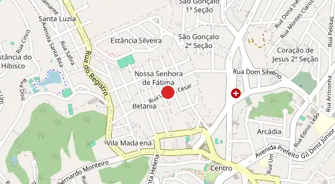 Mapa de Nossa Senhora de Fatima
