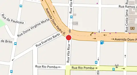 Mapa da localização
