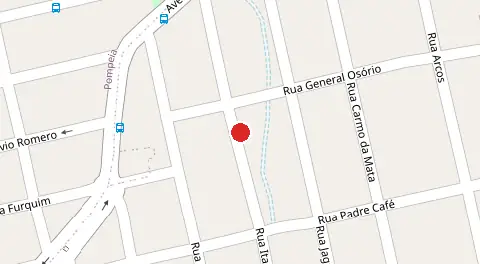 Mapa da localização