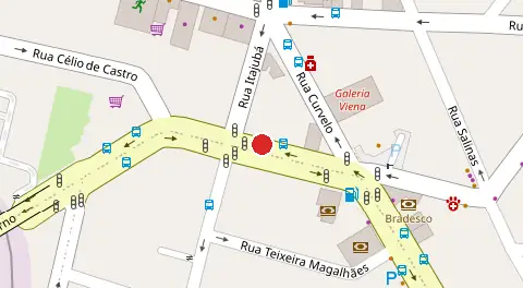 Mapa da localização