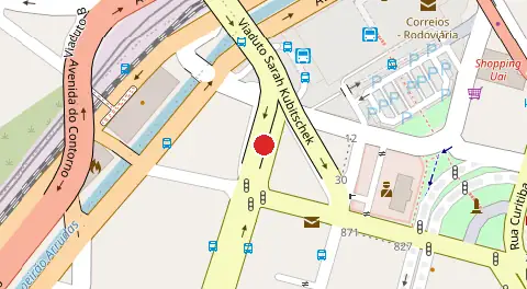 Mapa da localização
