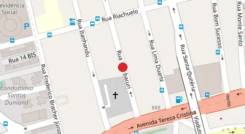Mapa da localização