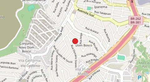 Mapa de Dom Bosco