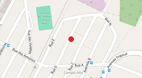 Mapa da localização
