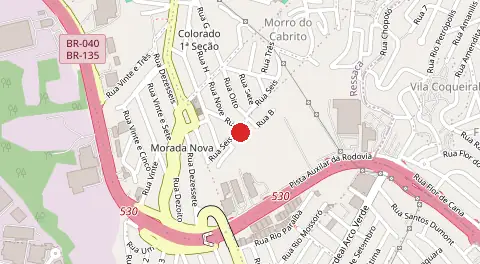 Mapa de Morada Nova