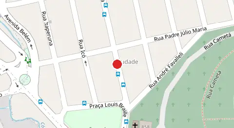 Mapa da localização
