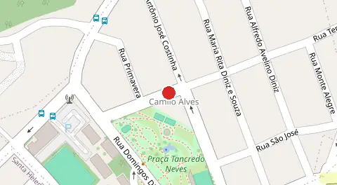 Mapa da localização