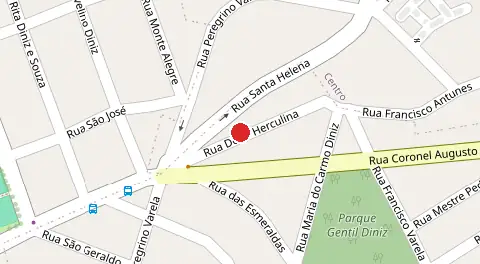 Mapa da localização