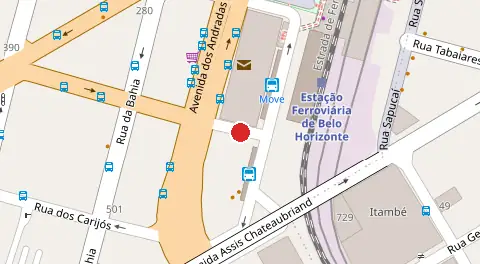 Mapa da localização