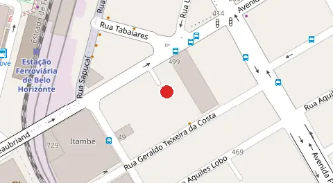Mapa da localização