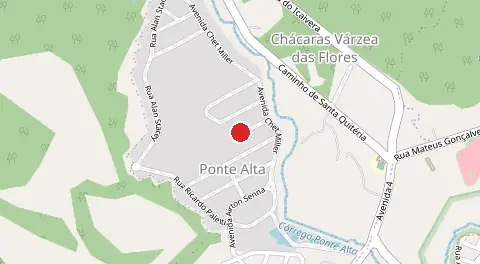 Mapa de Ponte Alta