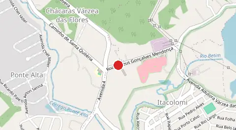 Mapa de Fazenda Paus Alto