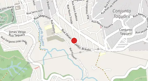 Mapa de Taquaril