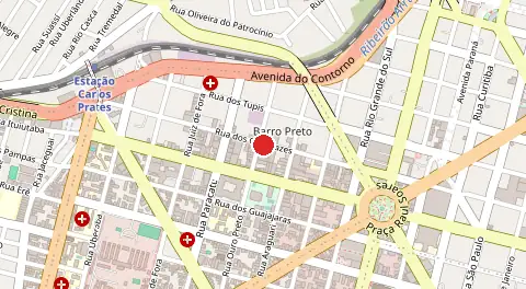 Mapa de Barro Preto
