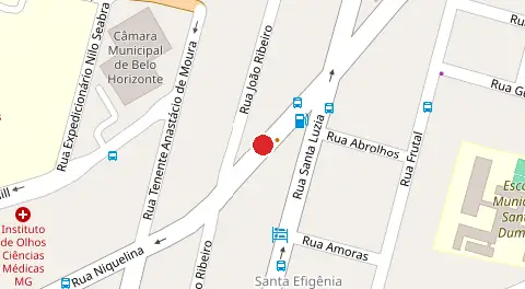 Mapa da localização