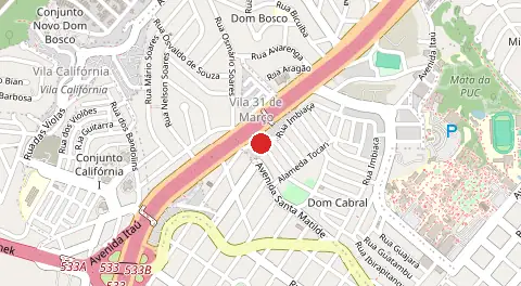 Mapa de Dom Cabral