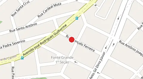 Mapa da localização
