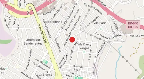 Mapa de Vila Paris