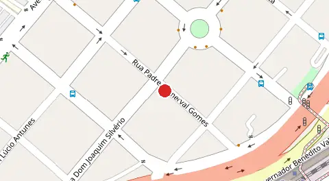 Mapa da localização