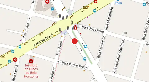 Mapa da localização