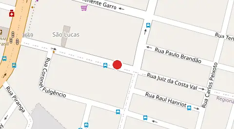 Mapa da localização