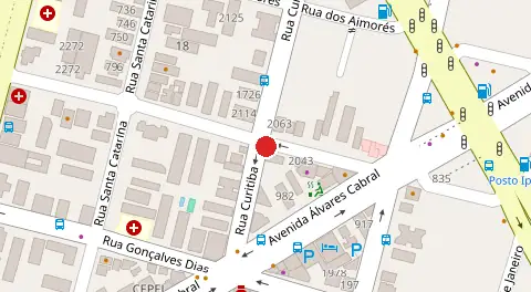 Mapa da localização