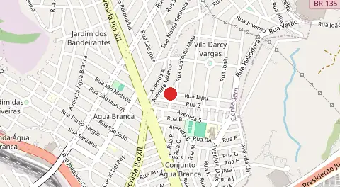 Mapa de Darcy Vargas