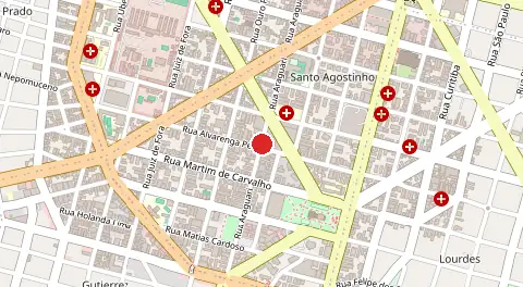 Mapa de Santo Agostinho