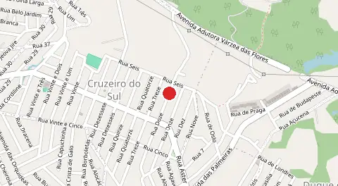 Mapa de Cruzeiro do Sul