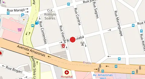 Mapa da localização