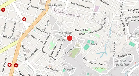 Mapa de Nossa Senhora Aparecida